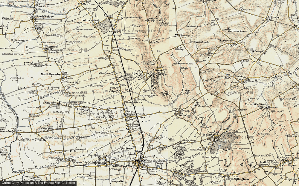 Old Map of Heathfield, 1903 in 1903