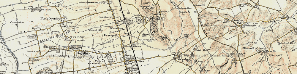 Old map of Heathfield in 1903