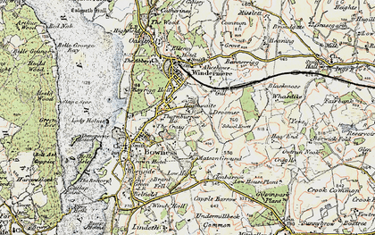 Old map of Heathwaite in 1903-1904