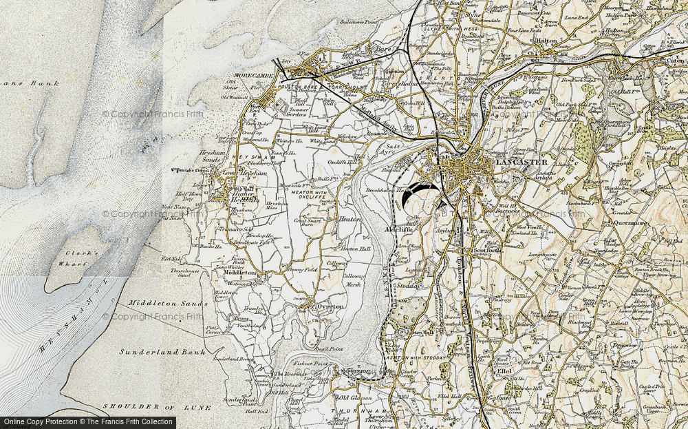 Old Map of Heaton, 1903-1904 in 1903-1904