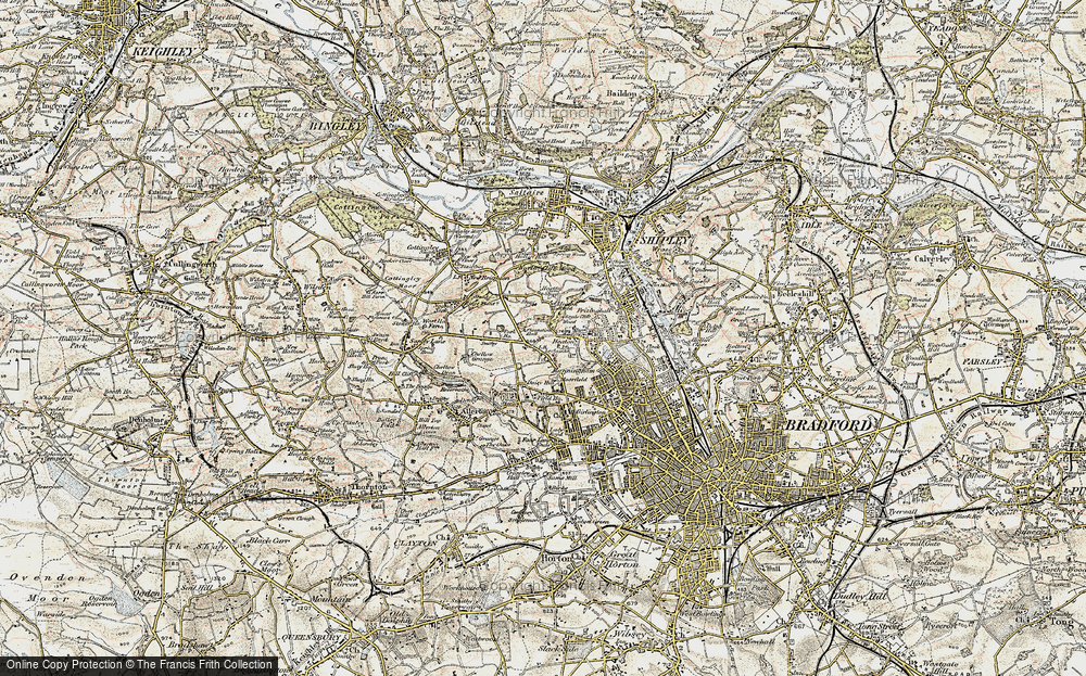 Old Map of Heaton, 1903-1904 in 1903-1904