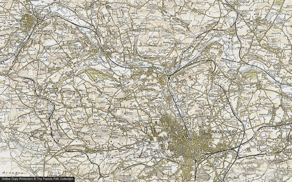 Old Map of Heaton Royds, 1903-1904 in 1903-1904