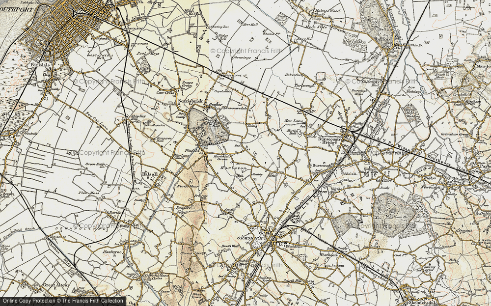 Old Map of Heaton's Bridge, 1902-1903 in 1902-1903