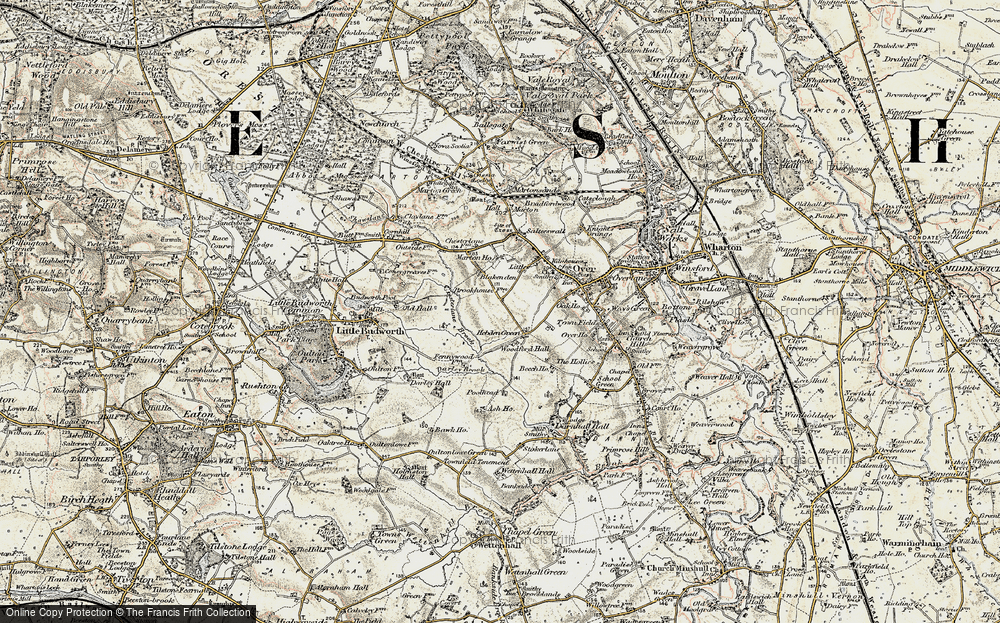 Old Map of Hebden Green, 1902-1903 in 1902-1903