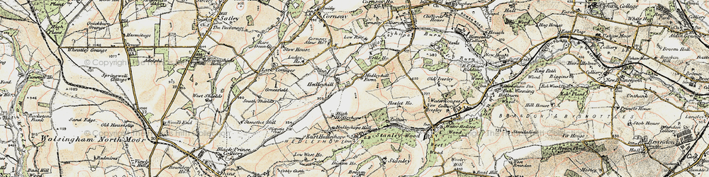 Old map of Hedley Hill in 1901-1904