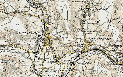 Old map of Height End in 1903