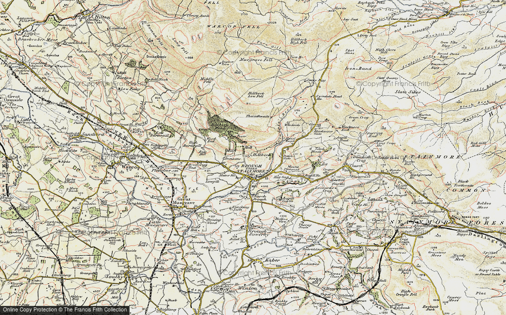 Old Map of Helbeck, 1903-1904 in 1903-1904