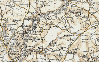 Old map of Lemar in 1900