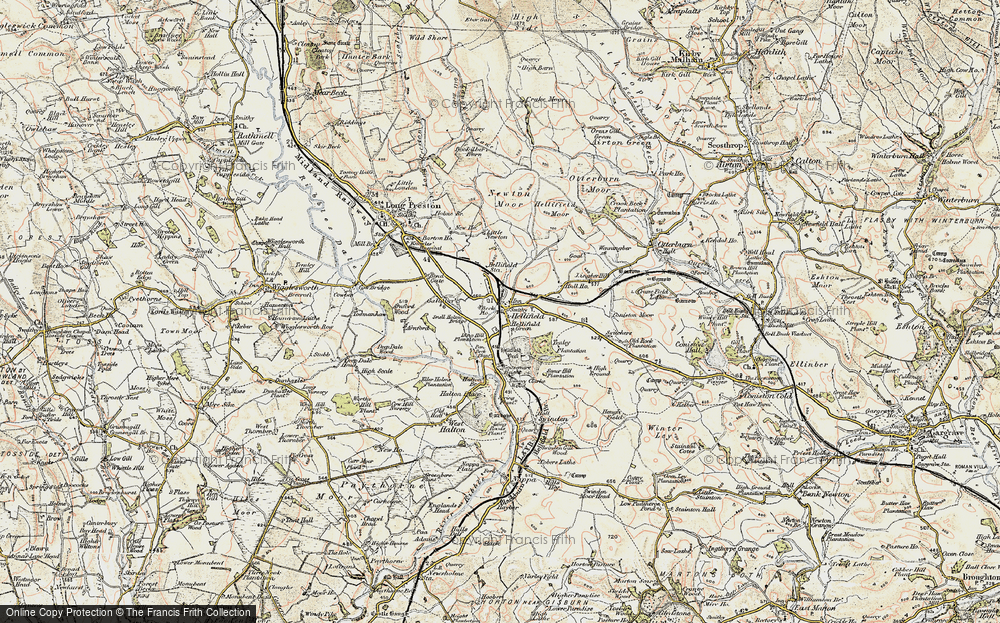 Old Map of Hellifield, 1903-1904 in 1903-1904