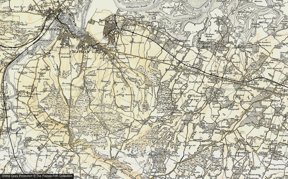 Old Map of Hempstead, 1897-1898 in 1897-1898