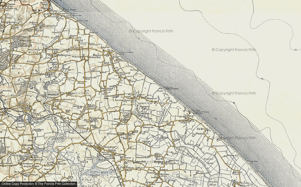 Old Map of Hempstead, 1901-1902 in 1901-1902
