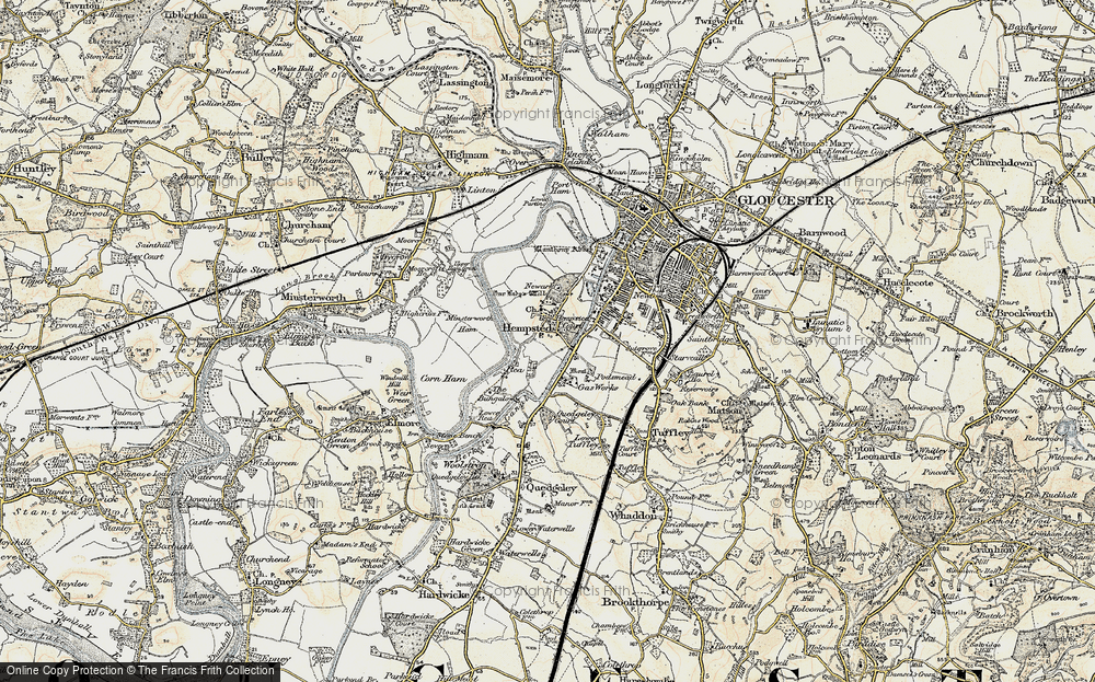 Old Map of Hempsted, 1898-1900 in 1898-1900