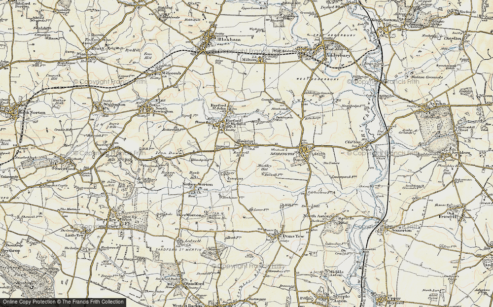 Old Map of Hempton, 1898-1899 in 1898-1899