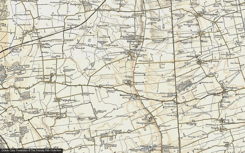 Old Map of Hemswell, 1903 in 1903