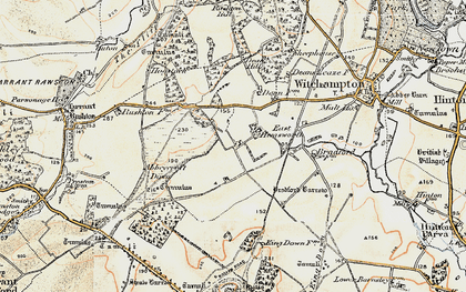 Old map of Hemsworth in 1897-1909