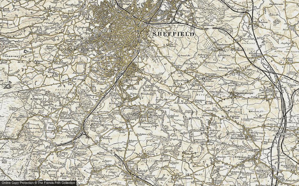 Old Map of Hemsworth, 1902-1903 in 1902-1903