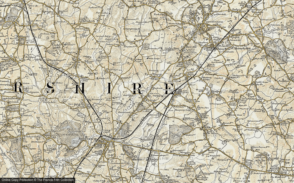 Old Map of Henbrook, 1901-1902 in 1901-1902