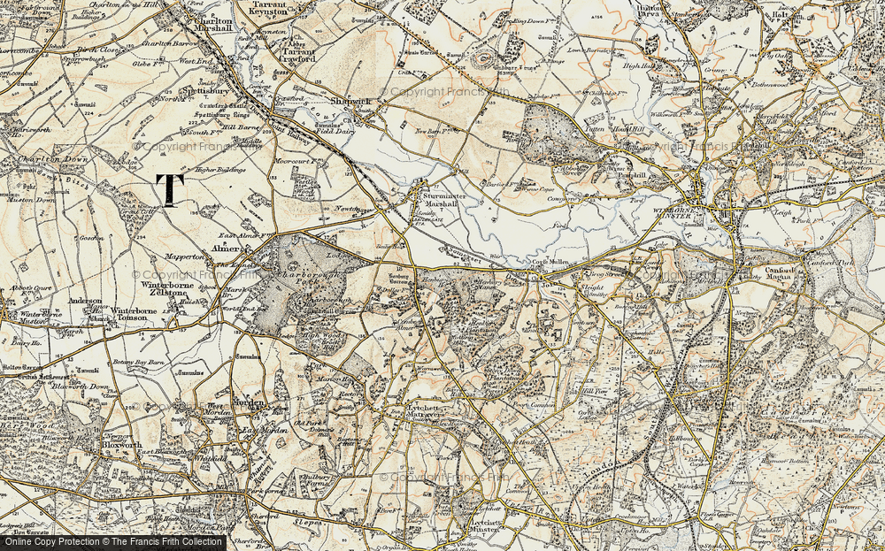 Old Map of Henbury, 1897-1909 in 1897-1909