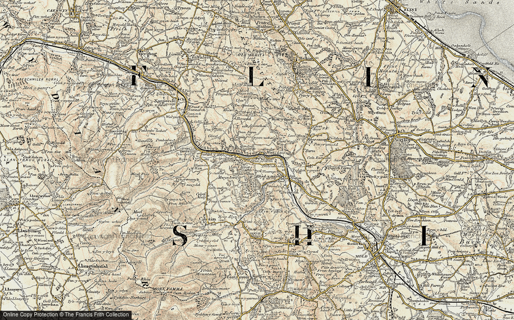 Old Map of Hendre, 1902-1903 in 1902-1903