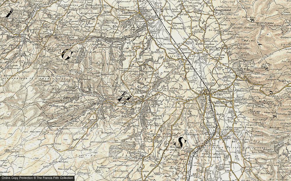 Old Map of Hengoed, 1902-1903 in 1902-1903