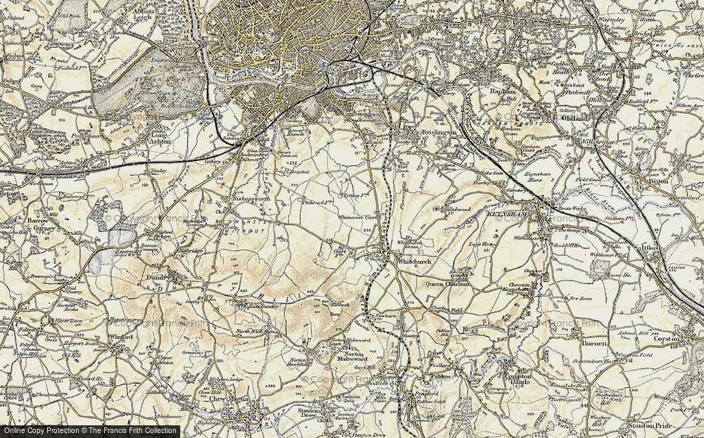 Old Map of Hengrove, 1899 in 1899