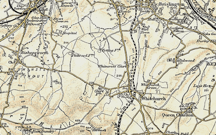 Old map of Hengrove in 1899