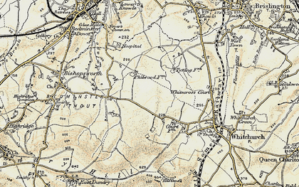Old map of Hengrove Park in 1899