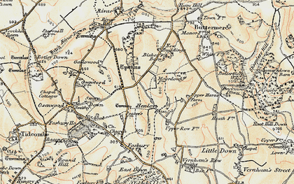 Old map of Henley in 1897-1900
