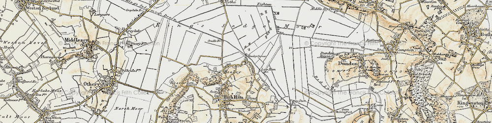Old map of Henley in 1898-1900