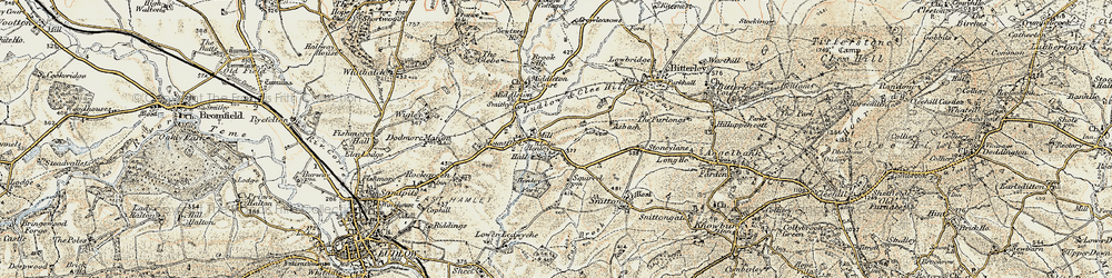 Old map of Henley in 1901-1902