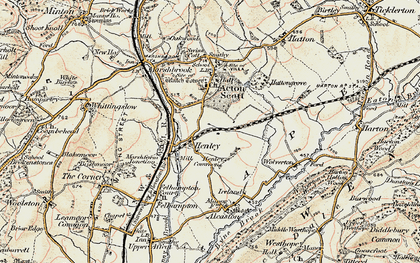Old map of Henley Common in 1902-1903