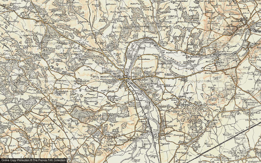 Old Map of Henley-on-Thames, 1897-1909 in 1897-1909