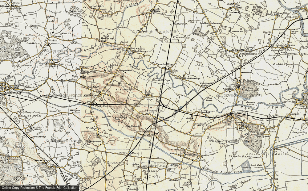 Old Map of Hensall, 1903 in 1903