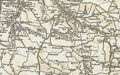 Old map of Yellaton in 1900
