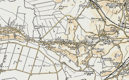 Old map of Henton in 1899
