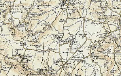 Old map of Breach Hill in 1899