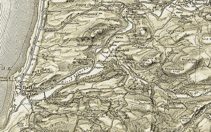 Old map of Auchenflower in 1905