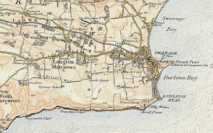 Old map of Herston in 1899-1909
