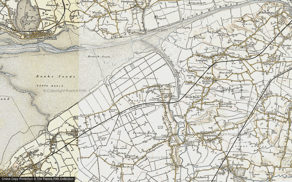 Old Map of Hesketh Bank, 1902-1903 in 1902-1903