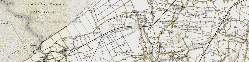 Old map of Hesketh Moss in 1902-1903