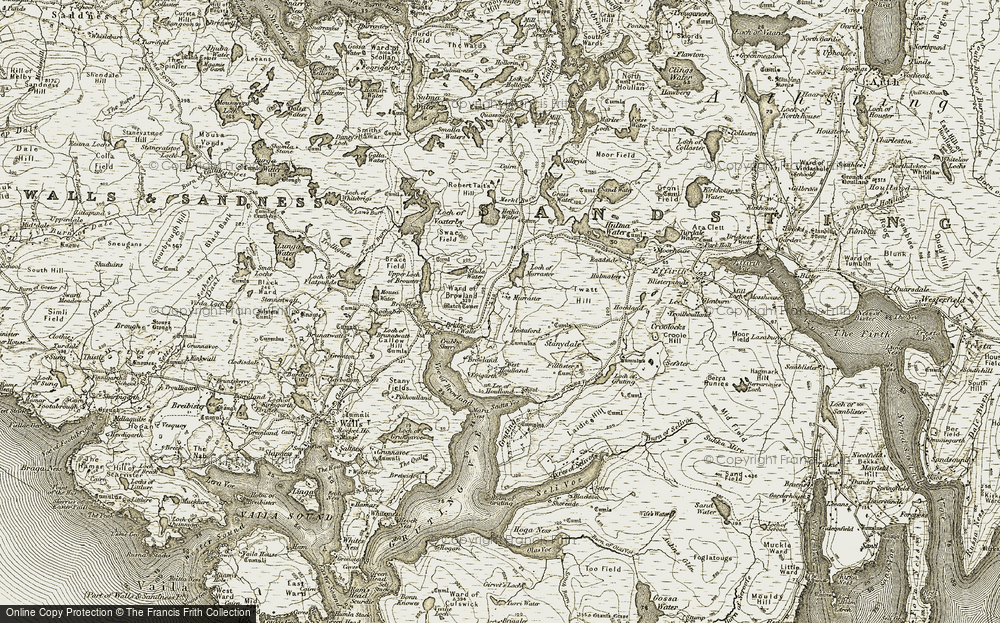 Old Map of Hestaford, 1911-1912 in 1911-1912