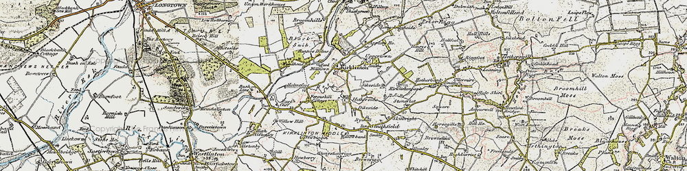 Old map of Hetherside in 1901-1904