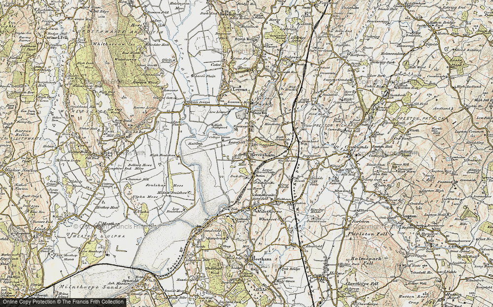 Old Map of Heversham, 1903-1904 in 1903-1904