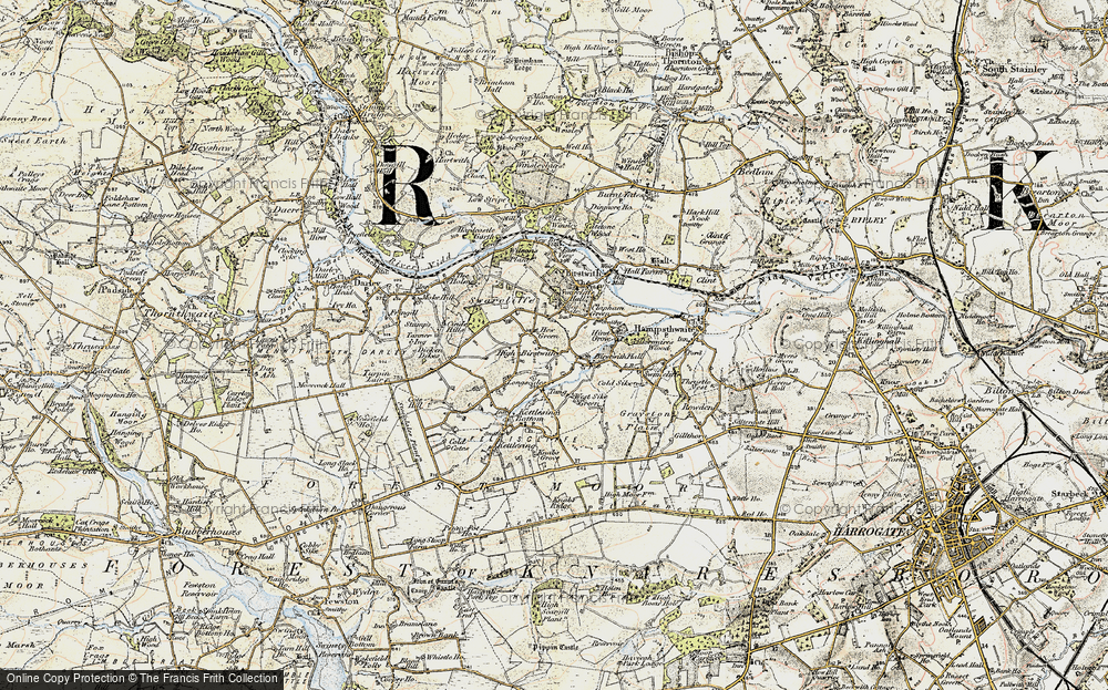 Old Map of Hew Green, 1903-1904 in 1903-1904