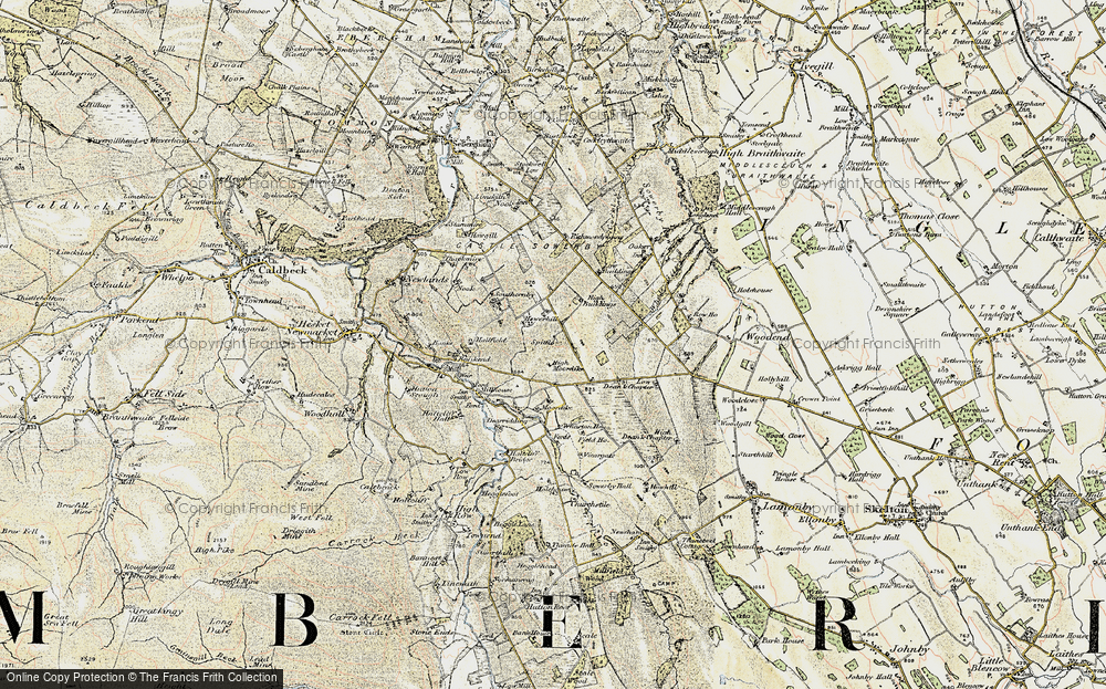 Old Map of Hewer Hill, 1901-1904 in 1901-1904