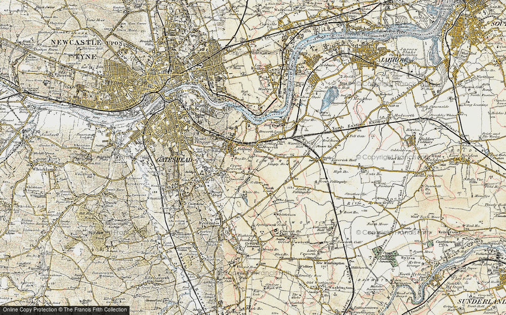 Old Map of Heworth, 1901-1904 in 1901-1904