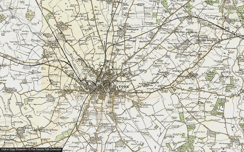 Old Map of Heworth, 1903 in 1903