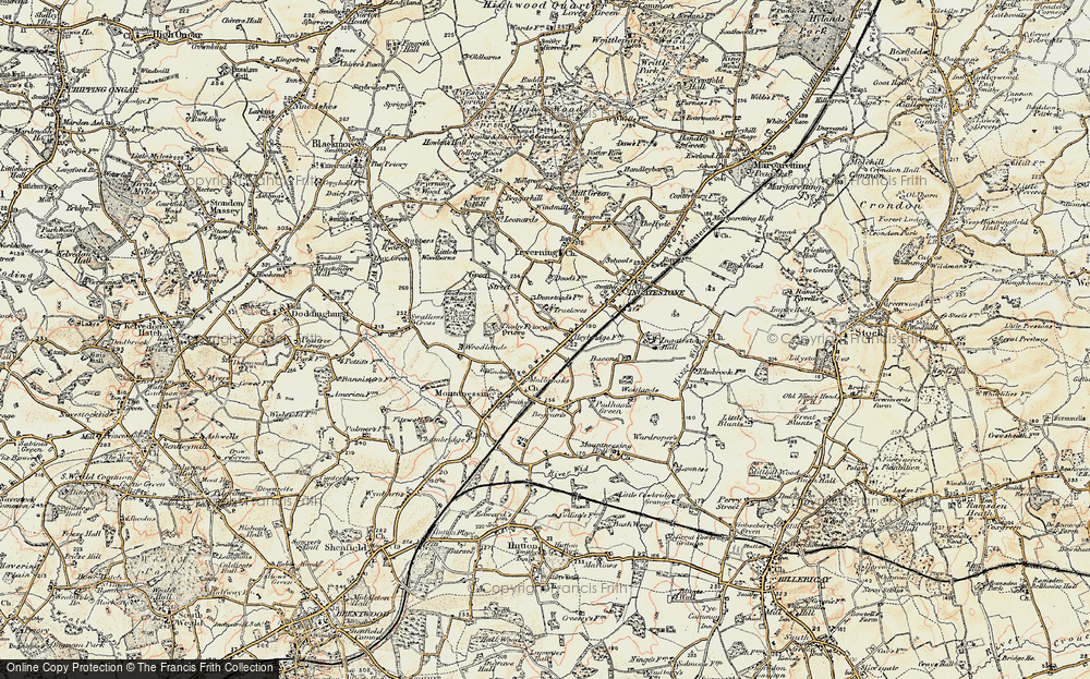 Old Map of Heybridge, 1898 in 1898