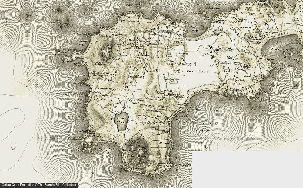 Old Map of Heylipol, 1906-1907 in 1906-1907