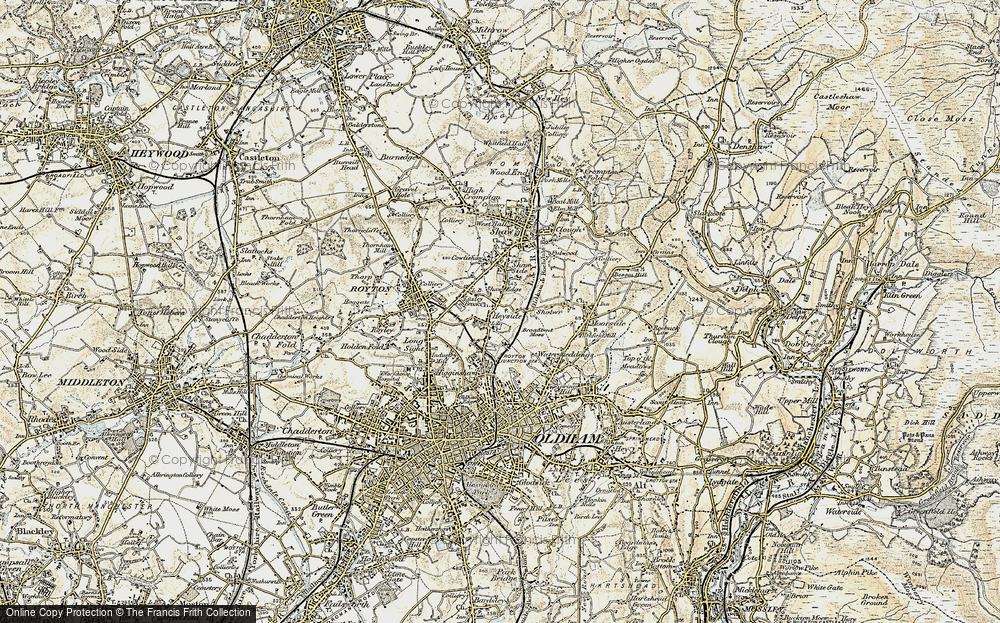 Old Map of Heyside, 1903 in 1903